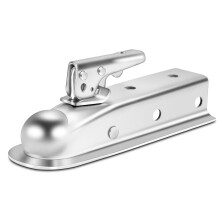 METOWARE Rechte Trailer Tongkoppeling voor 2 """" Bal 2 """" Kanaalbreedte Trailer Koppeling 3 500LBS