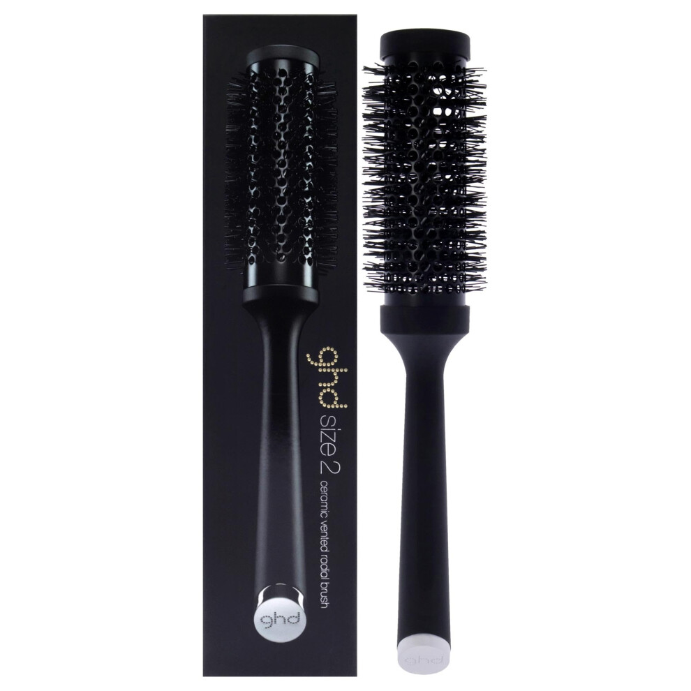 ghd Ceramic Vented Round Brush - 1.3 inch Barrel  35mm Barrel  Size 2