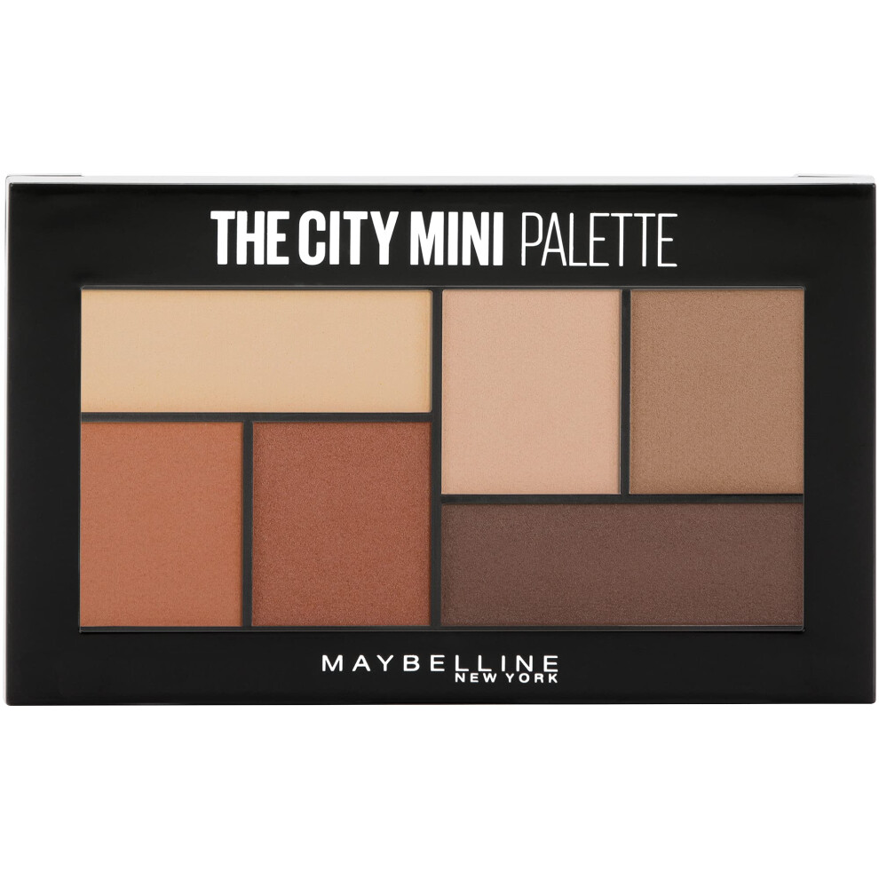 Maybelline New York The City Mini Eyeshadow Palette Makeup  Brooklyn Nudes  0.14 oz.