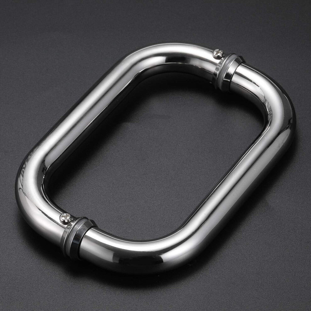 Bluecatele - Maniglia In Vetro Per Porta Doccia, 15,2 Cm, In Acciaio Inox-image