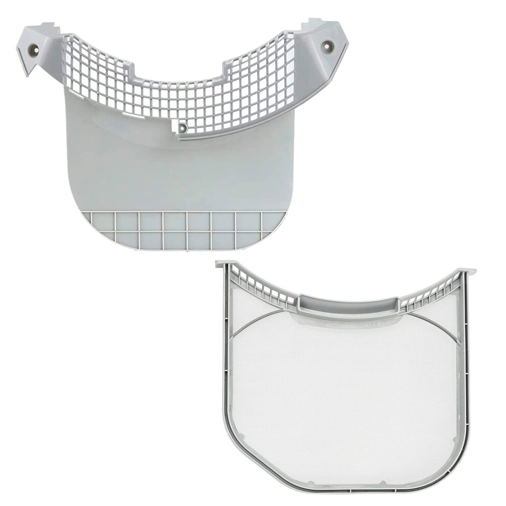 ADQ56656401 Dryer Lint Filter Upgraded Stainless Steel Mesh & MCK49049101 Lint Trap Cover Housing for LG ADQ566564 & Ken-more Elite Dryer Lint Screen
