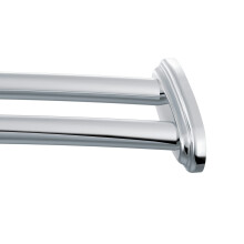 Moen DN2141CH 60 Zoll verstellbarer Duschvorhangstangen aus Edelstahl, Chrom