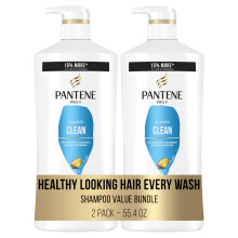 Dvojbalenie    amp   nu Pantene s vlasovou k   rou Classic Clean 55,9 tekut   ch unc