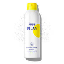 Supergoop! PLAY SPF 30 Antioxidant Body Mist w/ Vitamin C 6 fl oz - Broad Spectrum Sunscreen Spray for Sensitive Skin - Clean Ingredients - Grea