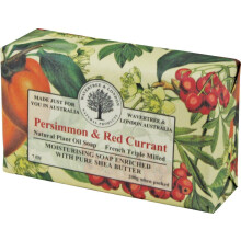 Wavertree & London Persimmon & Rda vinbr Doftande Natural Soap Bar 7oz Fuktgivande French Triple Milled Soap Bar fr kvinnor och mn berikad me