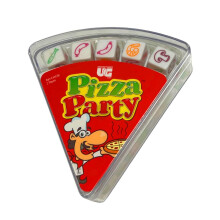 Gry uniwersyteckie Pizza Party Gra w kości Gra w kości dla dzieci i rodzin w wieku 6+ (5 sztuk)