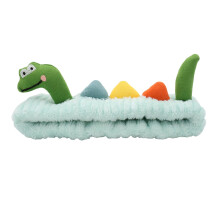 IQUQIXL Funny Dinosaur Headband Cute Animal Cat Duck Frog Dinosaur Snail Kawaii Spa Headband Hair Accessories for Washing Face Shower Sports Beauty Sk