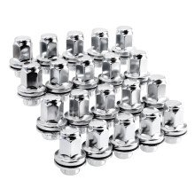 14x1,5 mm Fabryczne nakretki z koncwka w stylu OEM Zestaw 20 7/8 22 mm Nakretek z podkladka szesciokatna Mag 1,80 cala Kompatybilny z Sequoia Landcr