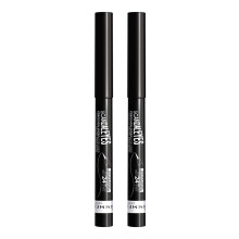 Rimmel, Scandaleyes Thick & Thin Eyeliner BLACK, 2 Τεμάχια (Συσκευασία 1)