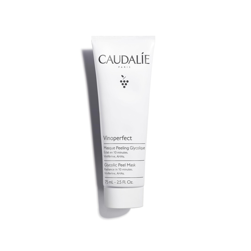 Caudalie Vinoperfect Glycolic and AHAs Peel Mask  Radiance in 10 Minutes  2.5 Fl. Oz