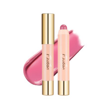 Oulac Blush Stick - Pomadka i rz Duo Barwiacy balsam do ust Nawilzajace i odzywcze blyszczace wykonczenie Nakladaj na twarz i usta Herbata rzana(06
