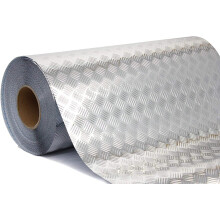 Przemyslowy uzytecznosc Diamentowa plyta metaliczna Chrom Srebrne wykonczenie winylowe 17,8 cala x 15 stp arkusz Rolka do plek sciany podlogi
