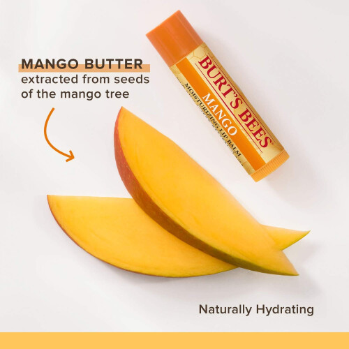 Burt's Bees Burt's Bees 100% Natural Moisturizing Lip Balm Multipack - Original Beeswax Coconut & Pear Vanilla Bean Mango e ciliegia selvatica con cera d'api e e 2