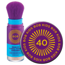 BOB KIDS Duo Pack SPF Sun Protection SPF 30 Mineral Powder Sunscreen & SPF 40 Kids Sun Protection Balm Broad Spectrum Fragrance Free Water Resist