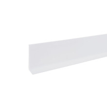 M-D Building Products 75929 6,5 cm x 120 voet vinyl muurbasis met droge achterkant Flexibele vinylrand met droge achterkant met teen - Eenvoudig te i