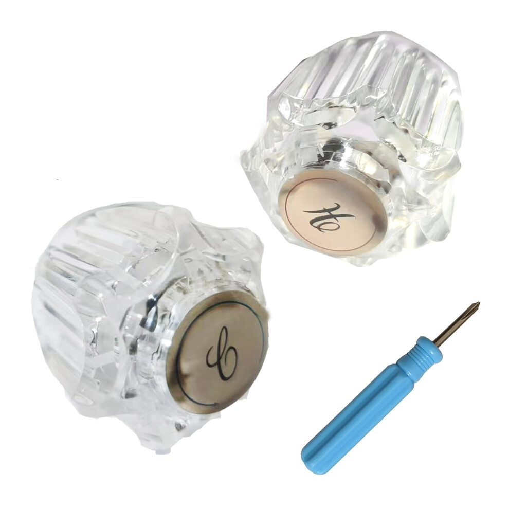 Maniglie Per Rubinetti Del Bagno, Manopole Per Doccia Per Vasca, Maniglie Di Ricambio Per Rubinetti Caldi E Freddi, Compatibili Con Rubinetti Del-image