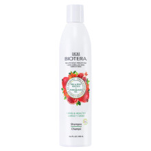 BioTera Long & Healthy Strkande schampo | Strker lngt vxande hr | Mikrobiomvnlig | Vegan & Cruelty Free | Paraben gratis | Frgsker | 15.2