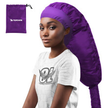TEPENAR Bonnet Hair Dryer Attachment: Upgraded Extra Large Adjustable Soft Hooded Dryer Caps - Easy to Use for Natural Curly Textured Hair Care Stylin