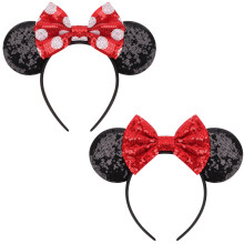 DRESHOW Egr Flek Fejpntok Noi Lnyoknak Gyngy hajpntok Bow Head Bands Brsonyos fejpnt Karcsonyi Cosplay jelmez Hercegnos Party Dekorcik Hal