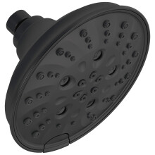 Delta Faucet 52669-BL 5-nastavov sprchov hlavica H2OKinetic Trad Raincan, matn cierna