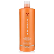 KERATHERAPY Keratin Infused Color Protect Conditioner 33.8 fl. oz. 1000 ml - Gluten Free Color Protecting Conditioner for Color Treated Hair with K