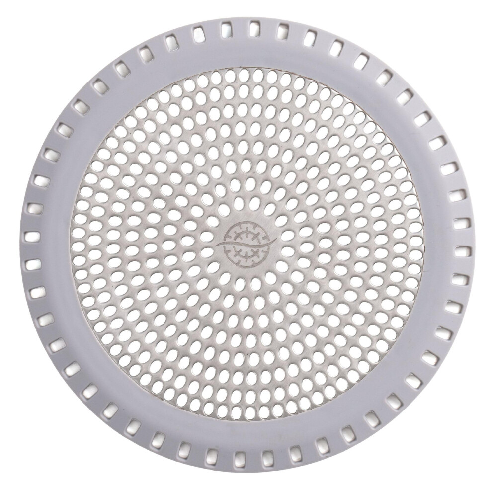 Ultra ShowerRing  The Ultimate Shower Drain Protector/Hair Catcher/Strainer/Snare/Cover (Gray)