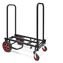 Pyle Adjustable Professional Equipment - Compact 8-in-1 Folding Foldable and Lightweight Hand Truck/Dolly/Platform Cart Extends Up to 27.52'' to 44