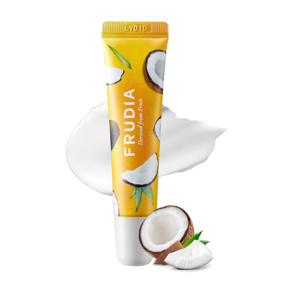 Frudia Cream Welcos Coconut Honey Salve Lip - Korean Lip Balm For Men & Women | Lip Plumper Organic Lip Balm Tubes For Lip Care | Lip Repair For Dry C
