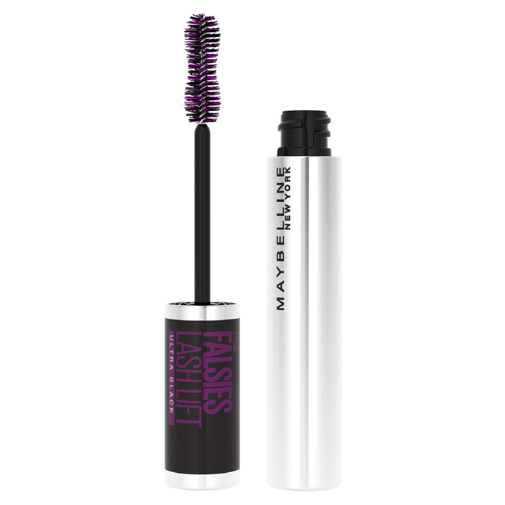 Photos - Mascara Maybelline The Falsies Lash Lift Washable  Volumizing Lengthening Lifting Curling Multiplying Eye Makeup Ultra Black 