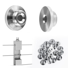 Muzata 20Pack 1/8 """" Niveauhjulbeskyttelsesmuffe Kabel R?kv?rk KUN Til niveau Metal Posts 1/8 """" Kabel T316 Rustfrit st?l CR72 CP3