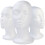 E ELAINFIA 3-Pack Witte Schuim Mannequin Hoofd - Draagbare Pruikstand 1