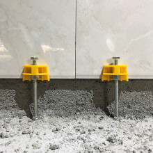 10 Packs Wall Tile Leveling Apparatuses Portable Tile Lifting Tool Adjustable Height Locator For Building Walls & Floors Doors and Cabinet