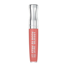 Rimmel London Stay Glossy 470 Perfect Peony Lipgloss Niet-kleverige dierproefvrije kleur en glans Tot 6 uur Draag nauwkeurige applicator 0,18 oz