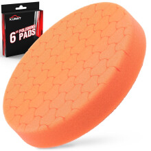 KUIMIT Orange Polish Pad Buffing Kiillotustyynyt 1 kpl 6,5 tuuman pinta 6 tuumalle 150 mm:n taustalevyn yhdistelmäkiillotussienityynyt auton puskurik
