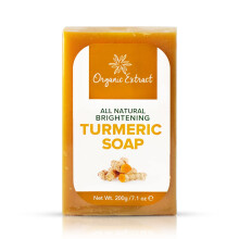 ORGANIC EXTRACT Tumeric Soap - 7.05fl oz / 200g - Skin Brightening Soap Bar - Deeply Moisturizes & Cleanses Skin Reduces Acne & Dark Spots