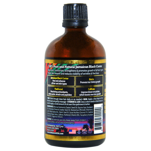 Jamaican Black Castor Oil [Extra Dark] 4 oz 1