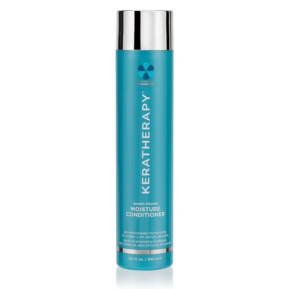 Keratherapy Keratin Infused Moisture Conditioner 10.1 Fl. Oz. 300 Ml - Hydrating & Moisturizing Conditioner For Dry Or Damaged Hair With Collagen J