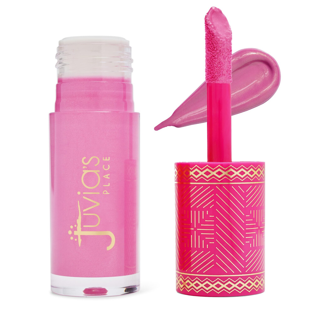 Juvia's Place Blushed Liquid Blushlighter Blush Lily Glow - Liquid Blush For Cheeks With Luminous Glow Long-Wearing Buildable & Highly-Pigmented Mak