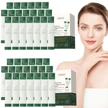 zhnnt 40er-Pack Kollagen-Straffungs-Gesichtsmaske, waschfreie, straffende, feuchtigkeitsspendende Anti-Aging-Gesichtsmaske, glatte und straffe Haut,