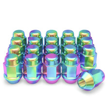 White Knight 1704SNEO-20AM Neo Chrome 1/2""""-20 Nakretek z koncwka Bulge Acorn, 20 sztuk