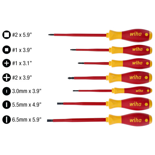 Wiha Wiha 32097 | 7 pe   as Softfinish Chave Settle Set 2