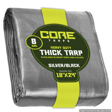 Core Tarps Heavy Duty 8 Mil Tarp Cover Waterdicht UV-bestendig Scheur- en scheurbestendig polyzeil met versterkte randen voor dakcamping Patio Zwemba