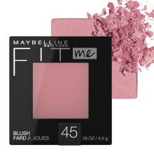 Maybelline Fit Me Blush Lichtgewicht Glad Mengbaar Langdurig Gezichtsverbeterende make-up Kleur Pruim 1 Count