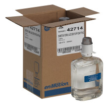 enMotion Gen2 vochtinbrengende schuimzeepdispenser navulling van GP PRO (Georgia-Pacific); Kleurstof- en geurvrij; 42714; 1200 ml per fles; 2 flessen