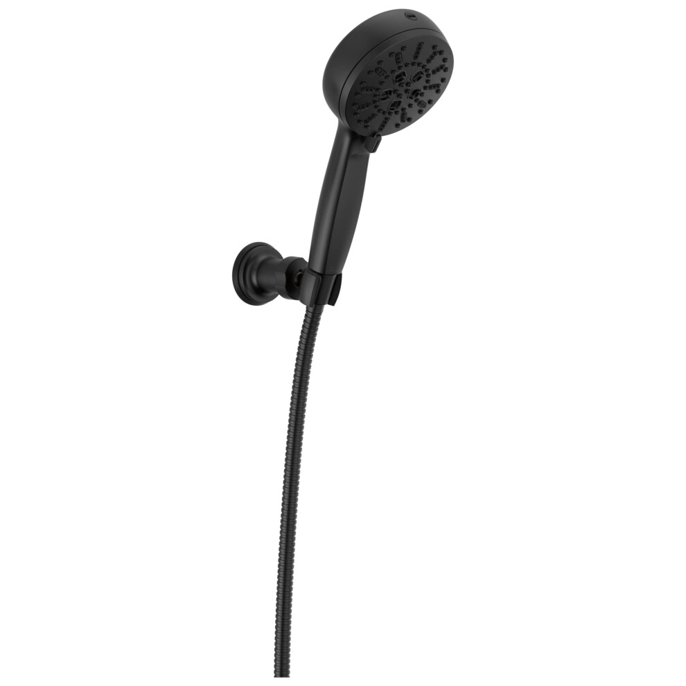 Photos - Shower System Delta Faucet ProClean Matte Black Wall-Mount Handheld Shower Handheld Shower with High Pressure Spray Black  wi 