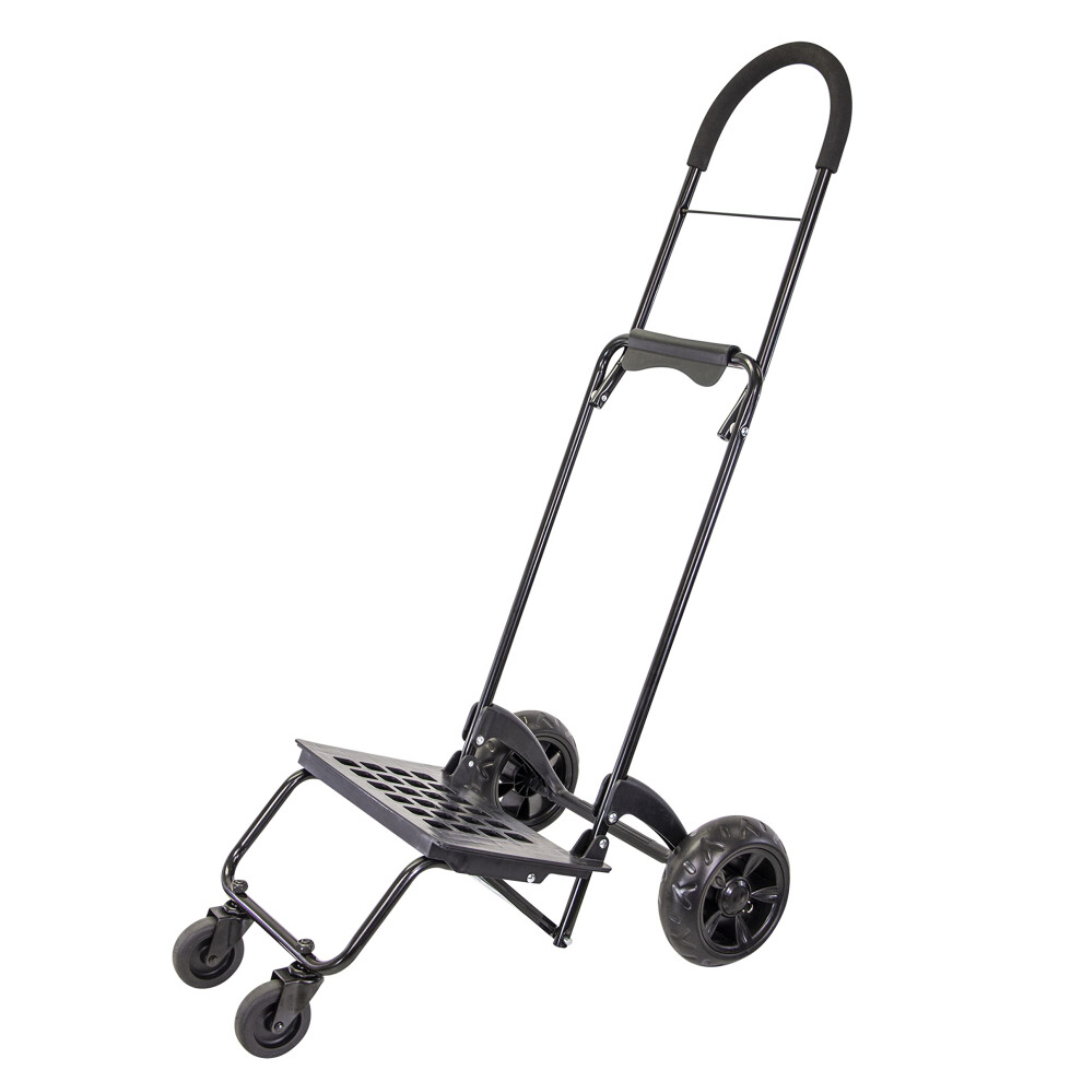 Chariot utilitaire pliable    4 roues dbest, chariot    main, roues pivotantes, pour jardin, bagages l  gers