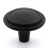 HESTIA HARDWARE 5 Pack | 1-1/4 Inch Black Cabinet Knobs Antique Cabinet Pulls | Bathroom Kitchen Cabinet Knobs | Matte Black Cabinet Knobs Vintage Kno 1