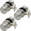 Copper Creek CK2040SS-3 Colonial Door Knob Keyed Entry Function 3 Pack in Satin Stainless 1