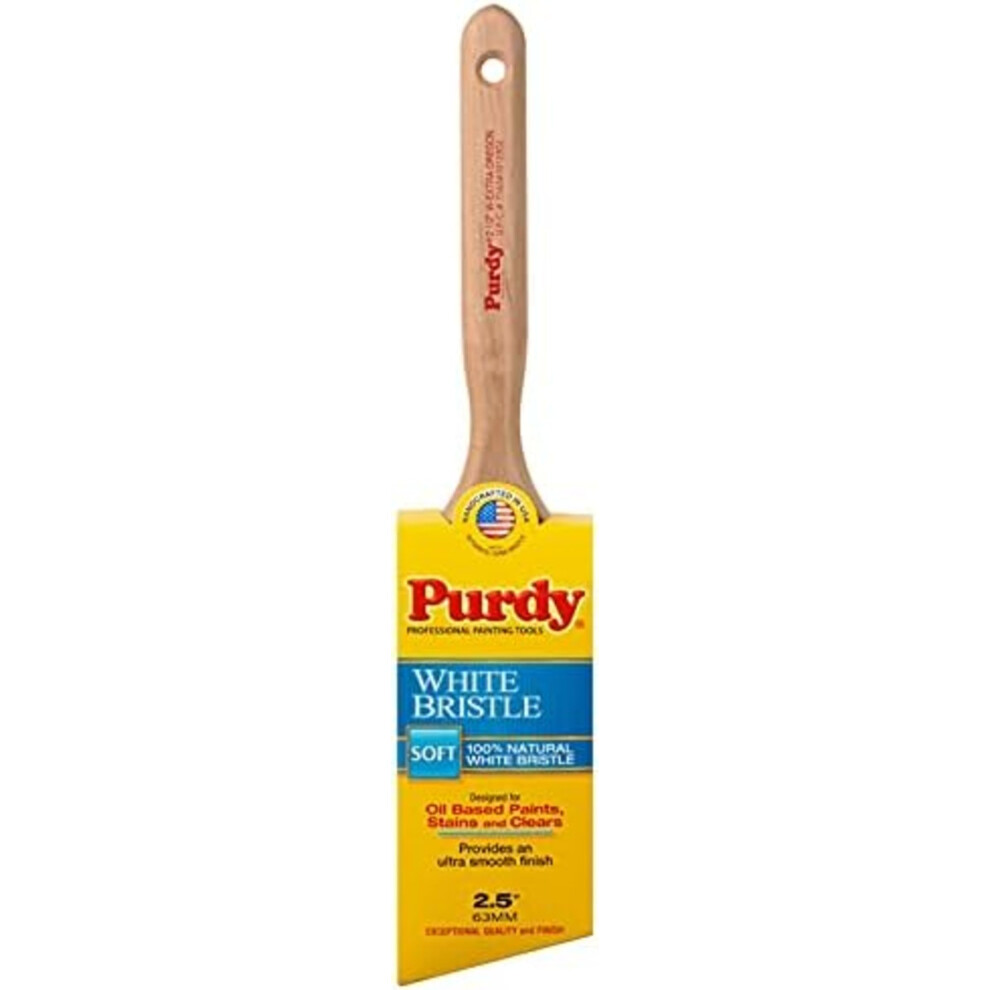 2-1/2"""" Purdy 144116425 Extra Oregon Angled Sash Paint Brush  White China Bristle