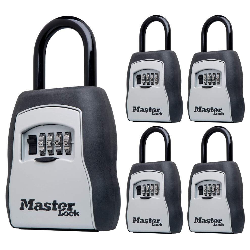 Master Lock Key Lock Box with Code  Outdoor Lock Box for Realtors  Property Managers and Landlords  Ideal for Short-Term Rentals  Key Safe Holds 5 Key